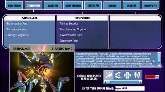 Master of Orion III — Screenshoty