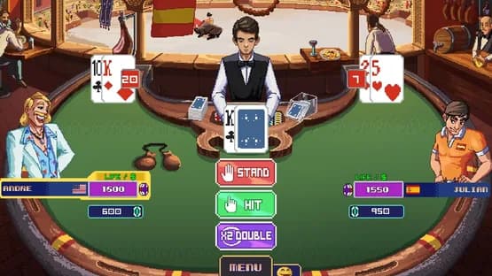 Super Blackjack Battle 2 Turbo Edition - The Card Warriors — Screenshoty