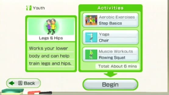 Wii Fit Plus — Screenshoty