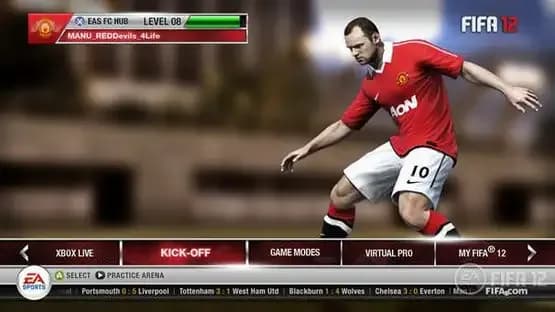 FIFA Soccer 12 — Screenshoty