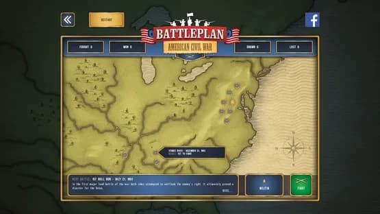Battleplan: American Civil War — Screenshoty