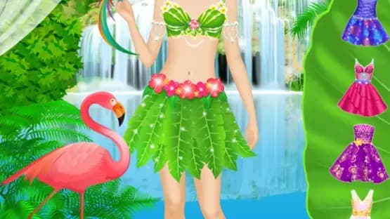 Tropical Princess - Makeup and Dressup Salon Game — Screenshoty
