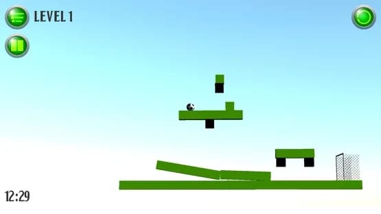 Score a goal (Physical football) — Screenshots
