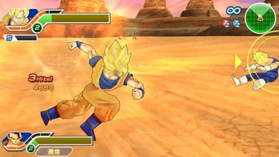 Dragon Ball Z: Tenkaichi Tag Team — Screenshoty