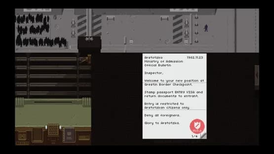 Papers, Please — Screenshoty