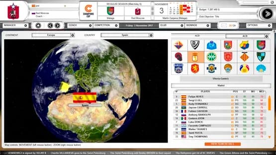 International Basketball Manager — Screenshots