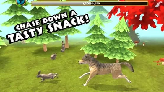 Wildlife Simulator: Wolf — Screenshoty