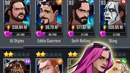 WWE Tap Mania — Screenshoty