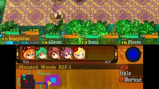 Etrian Mystery Dungeon — Screenshoty