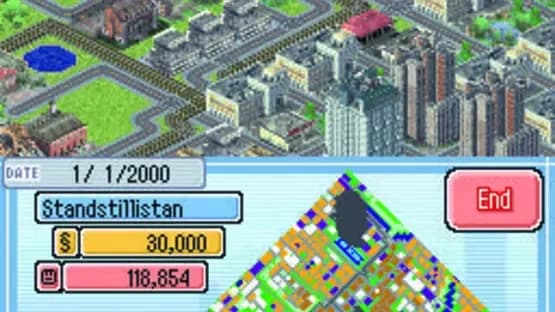 SimCity DS — Screenshoty