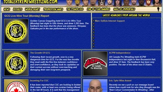 Total Extreme Wrestling 2010 — Screenshots