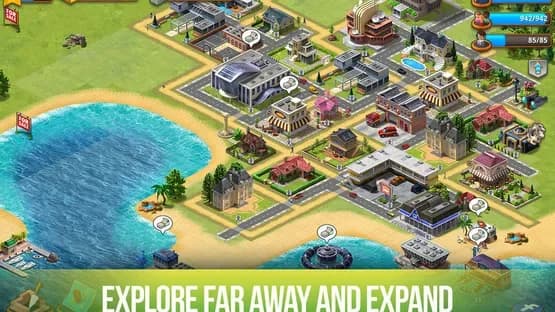 Paradise City Island Sim Town — Screenshoty