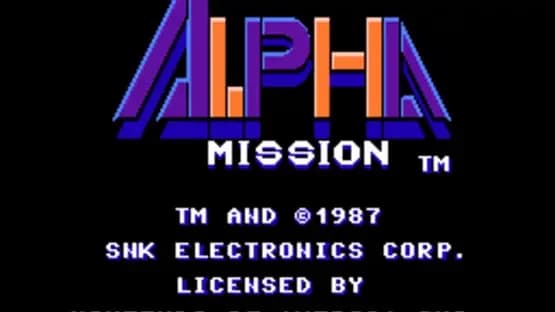 Alpha Mission — Screenshoty