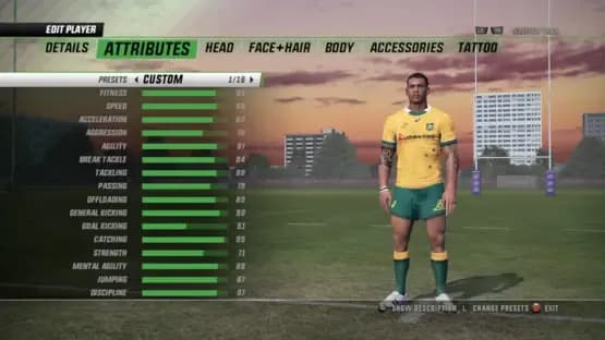 Rugby Challenge 3: Jonah Lomu Edition — Screenshoty