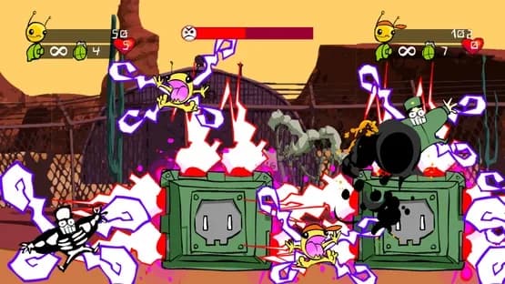 Alien Hominid — Screenshoty