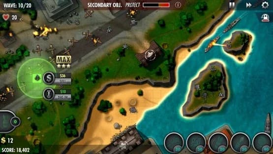 iBomber Defense Pacific — Screenshoty