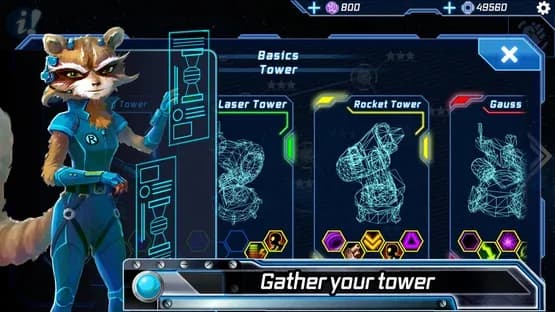 Module TD. Sci Fi Tower Defense — Screenshoty