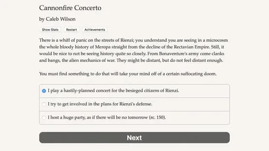 Cannonfire Concerto — Screenshoty