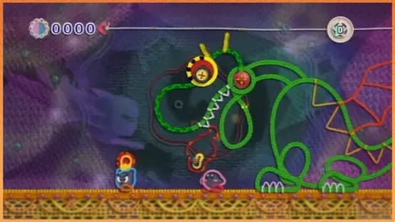 Kirby's Epic Yarn — Screenshoty