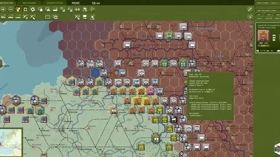 Gary Grigsby's War in the West — Screenshoty