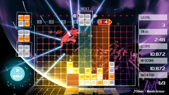 Lumines Remastered — Screenshots