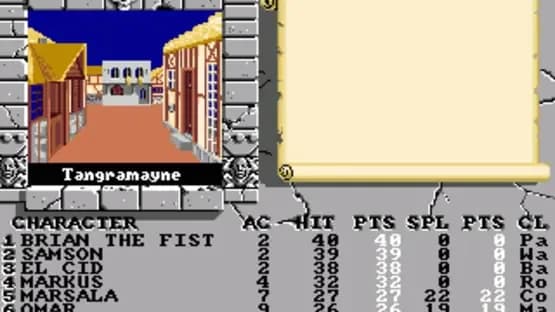 The Bard's Tale II: The Destiny Knight — Screenshoty