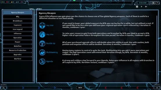 Agenda — Screenshots