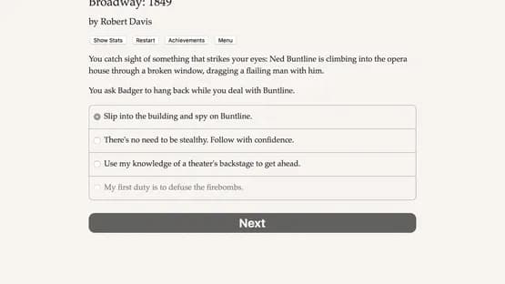 Broadway: 1849 — Screenshots