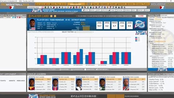 Draft Day Sports: Pro Basketball 2018 — Screenshots