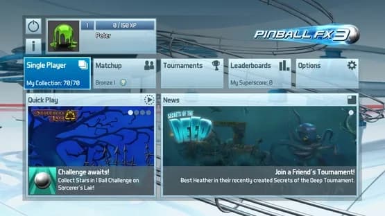 Pinball FX3 — Screenshoty