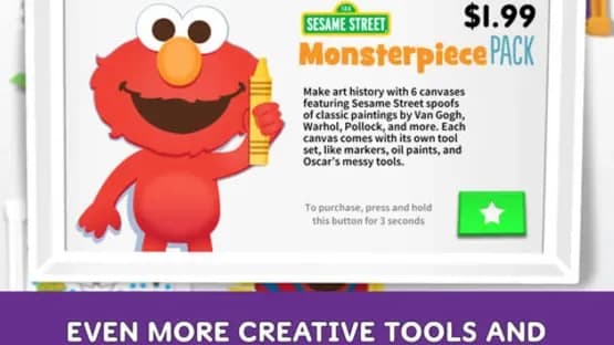 Sesame Street Art Maker — Screenshoty