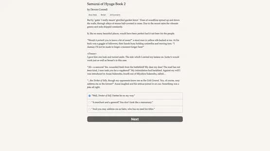 Samurai of Hyuga Book 2 — Screenshoty