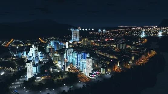 Cities: Skylines - After Dark — Screenshoty