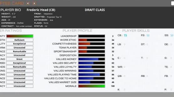 Draft Day Sports: Pro Football 2018 — Screenshots