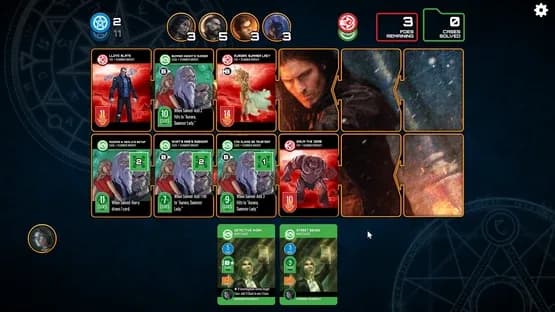Dresden Files Cooperative Card Game — Screenshoty