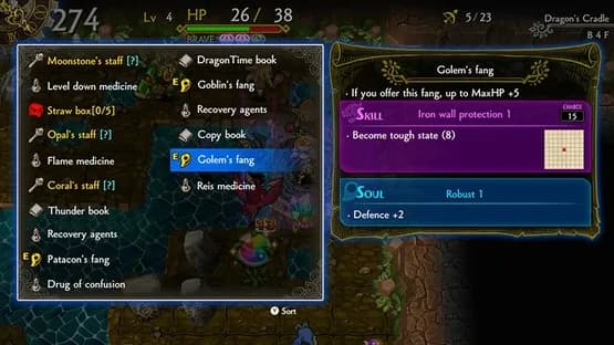 Dragon Fang Z: The Rose & Dungeon of Time — Screenshots