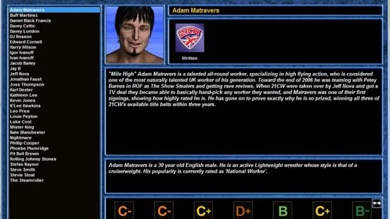 Total Extreme Wrestling 2010 — Screenshots