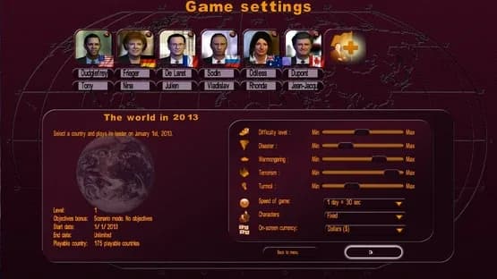 Masters of the World: Geopolitical Simulator 3 — Screenshoty