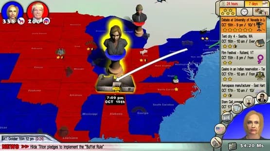 The Race for the White House 2016 — Screenshoty