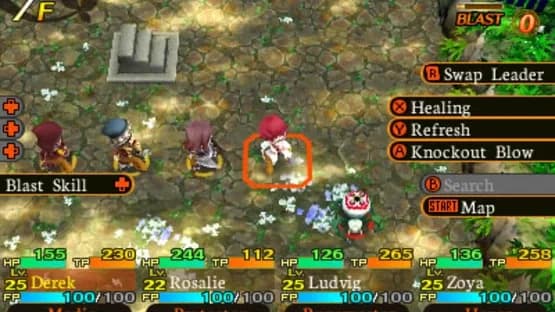 Etrian Mystery Dungeon — Screenshoty