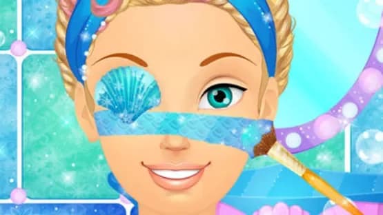 Ice Princess Mermaid Salon: Girls Makeover Games — Screenshoty