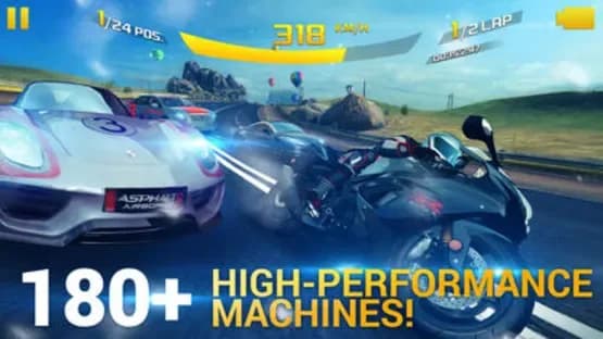 Asphalt 8: Airborne — Screenshoty