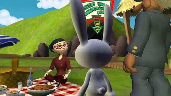 Sam & Max: Beyond Time and Space - Episode 2: Moai Better Blues — Screenshoty