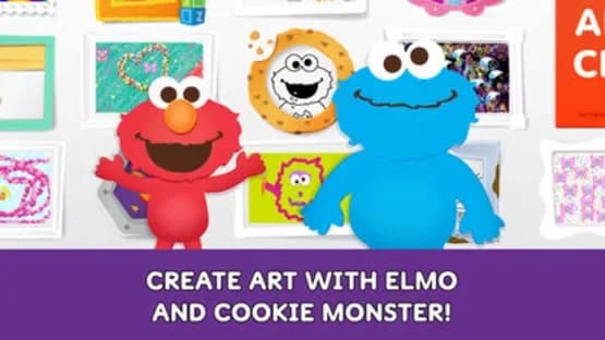Sesame Street Art Maker — Screenshoty