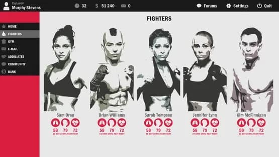 Ultimate Fight Manager 2016 — Screenshots