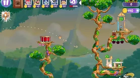 Angry Birds Stella — Screenshoty