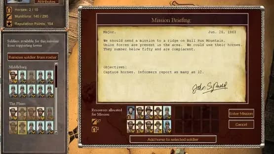 Mosby's Confederacy — Screenshoty