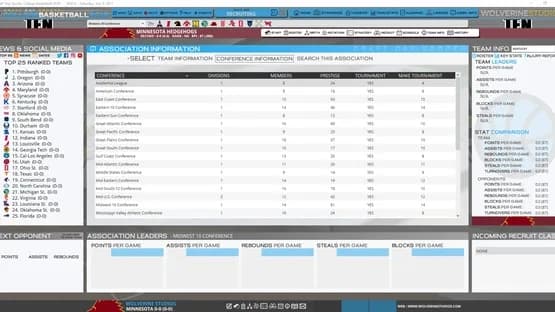 Draft Day Sports: College Basketball 2018 — Screenshoty