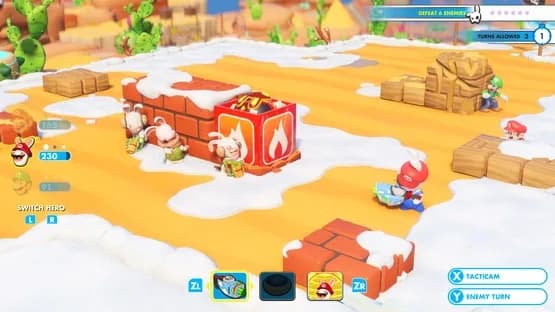 Mario + Rabbids Kingdom Battle — Screenshoty