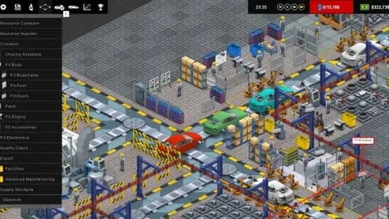 Production Line — Screenshoty